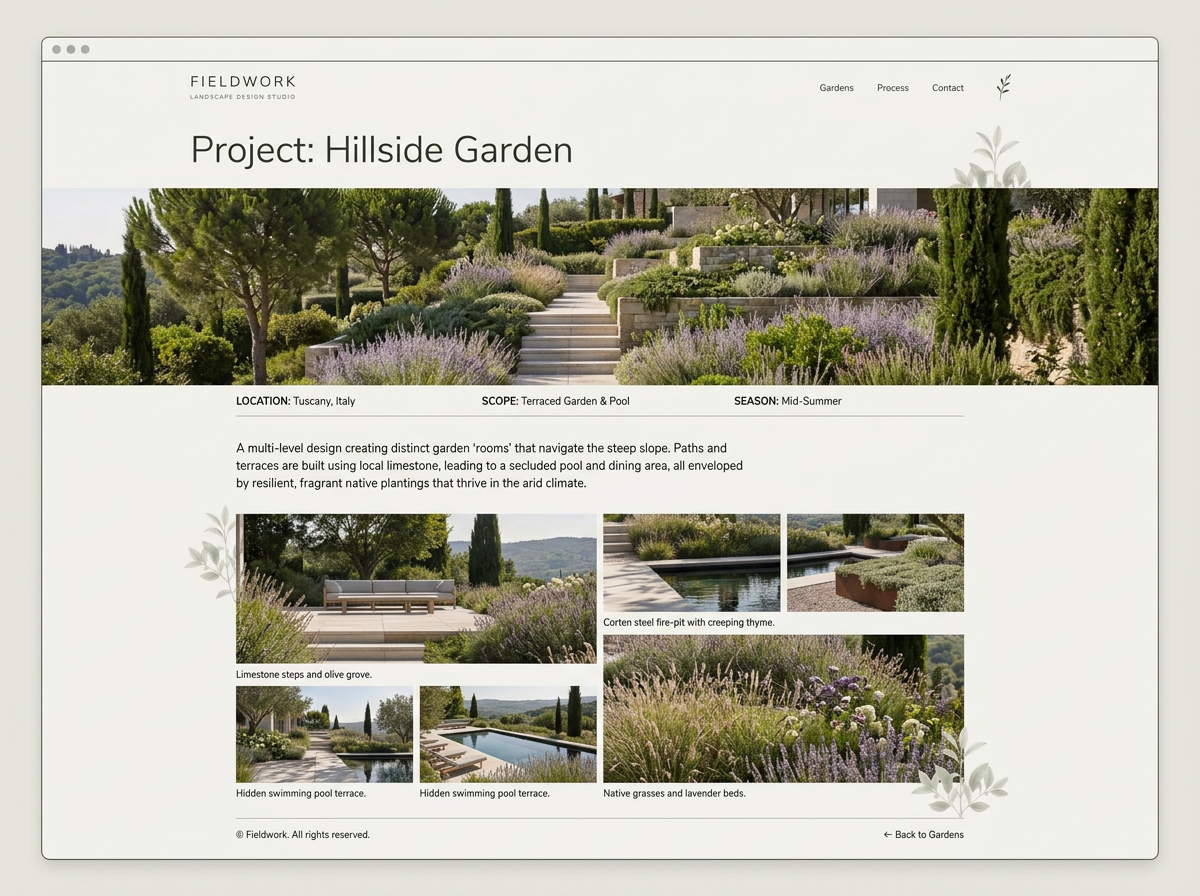 Fieldwork — Garden project concept